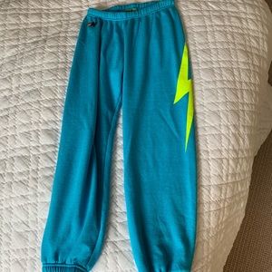 Aviator Nation Blue Lightning Bolt Sweats